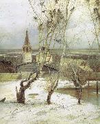 Alexei Savrasov The Rooks Have Returned china oil painting reproduction